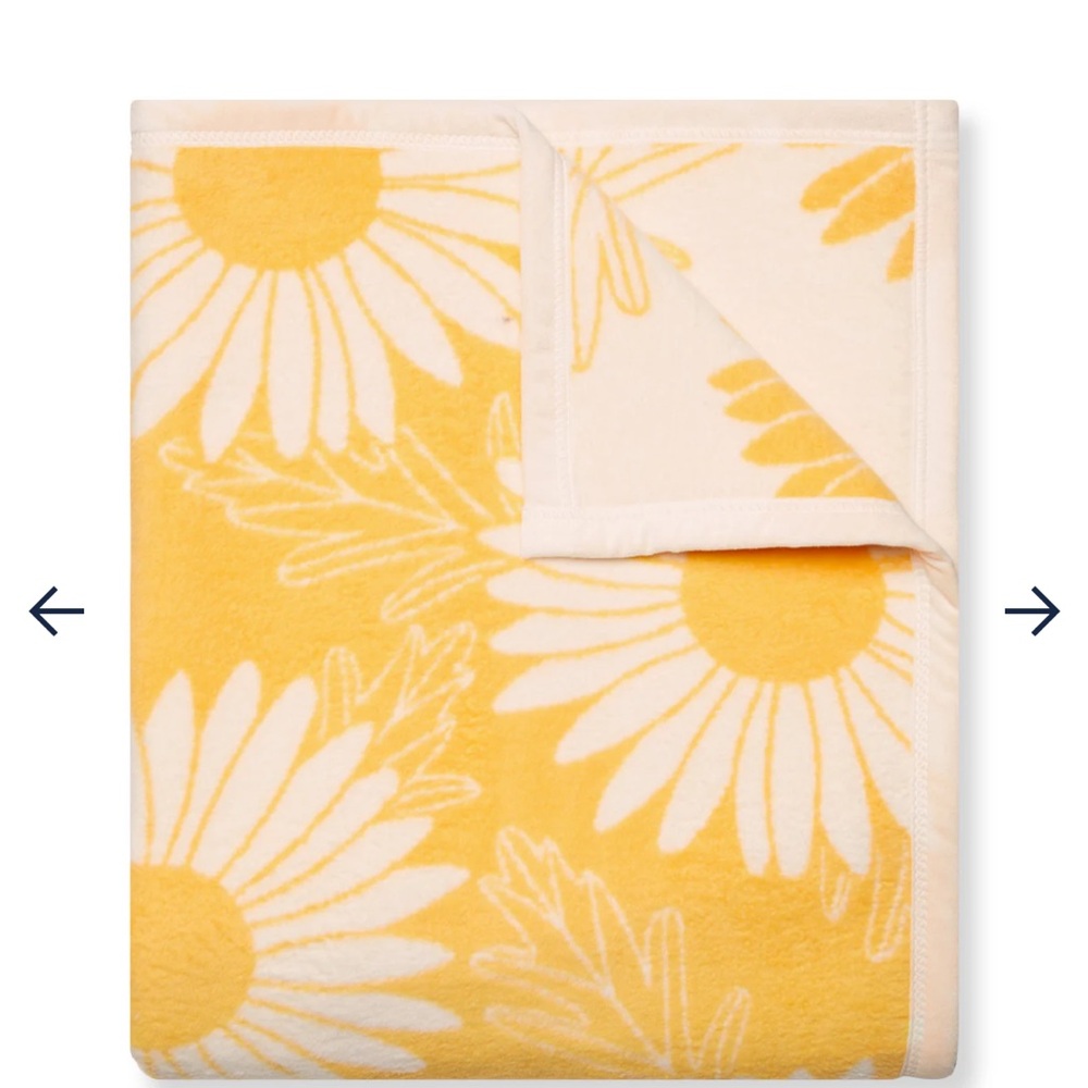 Chappywrap Yellow Floral Blanket
